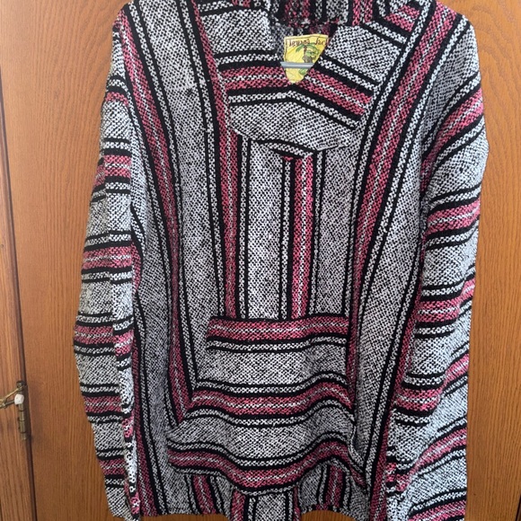 iguna jack Sweaters - Iguna‎ Jack XXL Drug Rug Baja Hoodie - Hippie Pullover - Fits Like Size Medium!